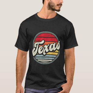 Camiseta Retro Texas Home State Legal Estilo 70s Sunset Men