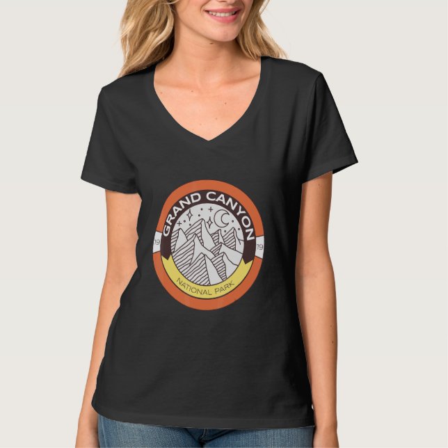 Camiseta Retro The Grand Canyon National Park Arizona Souve (Frente)