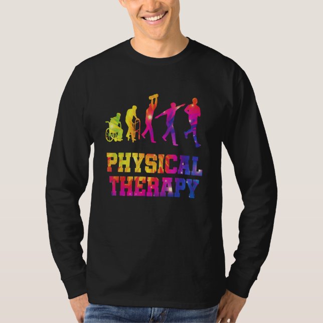 Camiseta Retro Tie Dye Physical Therapy Evolution  PT Thera (Frente)