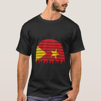 Camiseta Retro Tigray Flag Vintage Art Para A Orgulhosa Eti