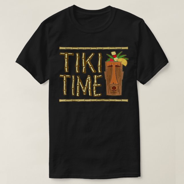 Camiseta Retro Tiki Bar Design  (Frente do Design)