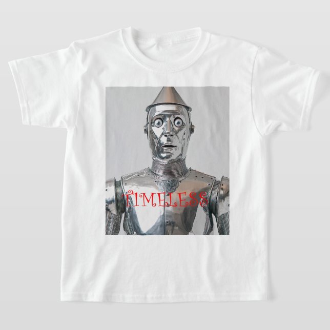 Camiseta Retro Tin Man Steampunk Armor (Postura )