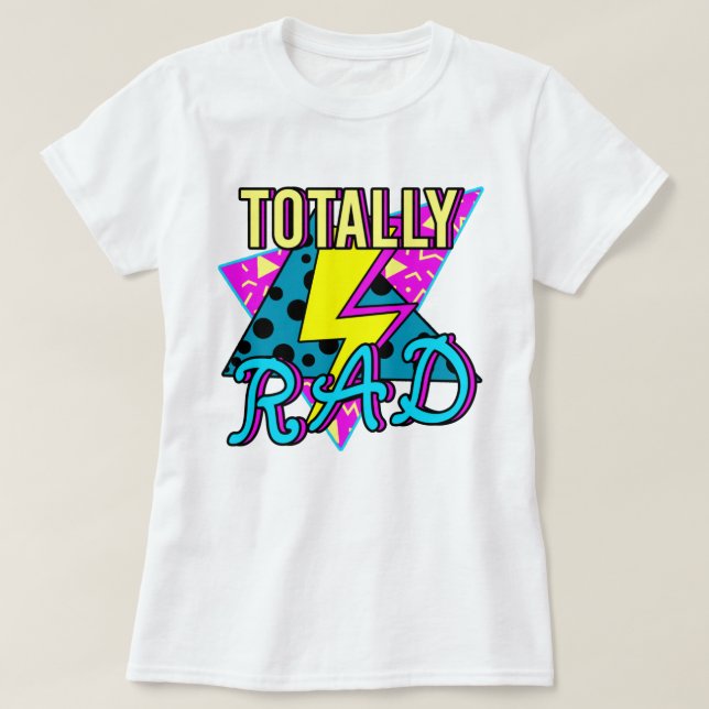 Camiseta Retro Totalmente | Vintage | Velha Escola | ANOS 8 (Frente do Design)