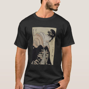 Camiseta Retro-Trabalho de arte Takigawa Japonês Da Tea-Hou