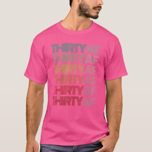 Camiseta Retro Trinta Aniversário dos 30 Olá 30 Trintou Gr