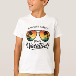 Camiseta Retro Tropical Beach Vacation Graphic T-Shirt