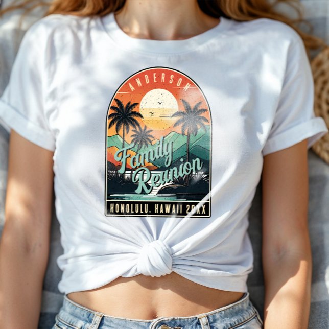 Camiseta Retro Tropical Family Reunion ID1135 (Criador carregado)