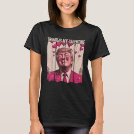 Camiseta Retro Trump É O Meu Namorados Trump Valentine Day