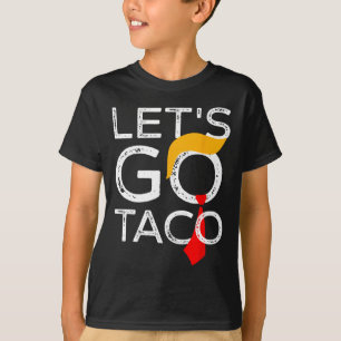 Camiseta Retro Trump Sempre Desiste Vamos Lá Taco Divertido