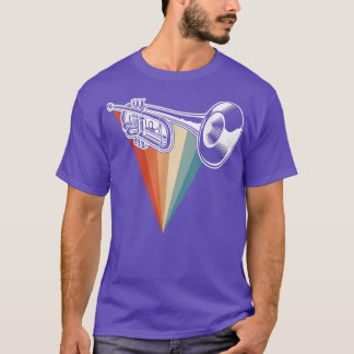 Camiseta Retro Trumpet Jazz Music Trumpeter, trompete