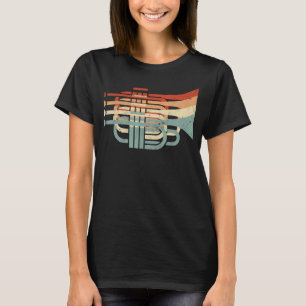 Camiseta Retro Trumpet Jazz Music Trumpeter, trompete