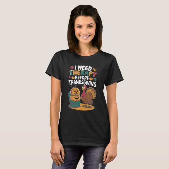 Camiseta Retro Turkey Therapy  (Frente Completa)