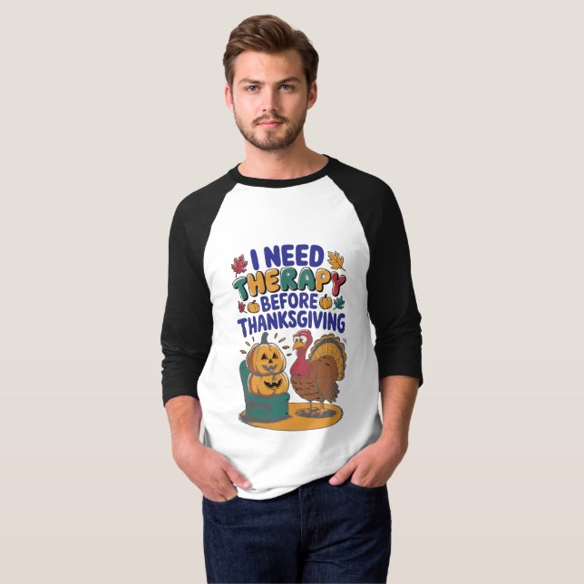 Camiseta Retro Turkey Therapy  (Frente Completa)