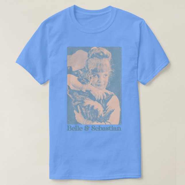 Camiseta Retro Twee Belle Sebastian Fan Tribute Design (Frente do Design)