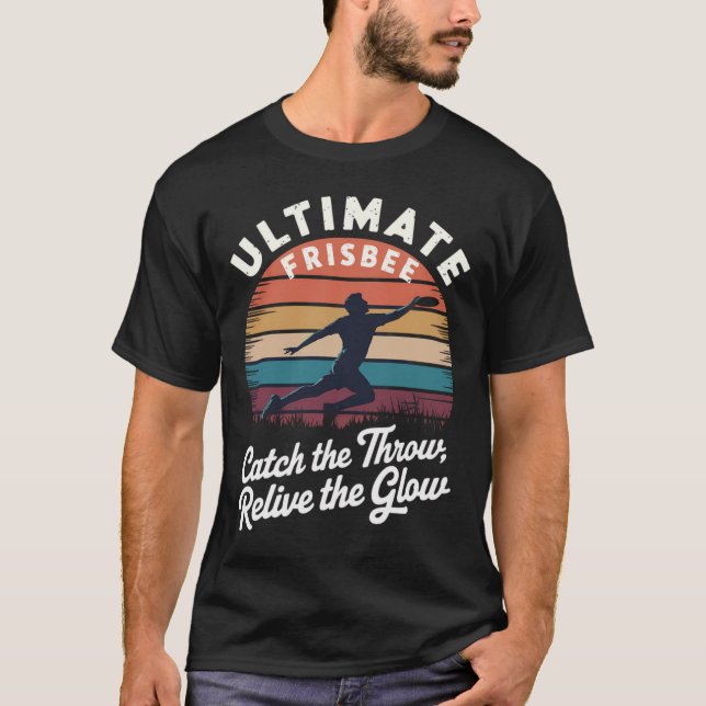 Camiseta Retro Ultimate Frisbee Player Men Vintage (Frente)