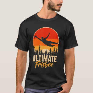 Camiseta Retro Ultimate Jogador Frisbee Homens Mulheres Vin
