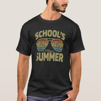 Camiseta Retro Último Dia De Escola Escolas Fechadas Para V
