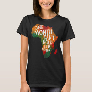 Camiseta Retro Um Mês Pode Segurar Nossa História Bla Afric