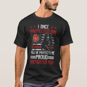 Camiseta Retro Uma Vez O Protegeu Agora Ele Me Protege Fire