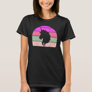 Camiseta Retro Unicorn Vintage Unicorn Silhouette Pegasus A