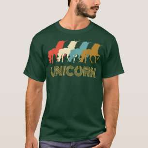 Camiseta Retro Unicorn Vintage Unicorn Tee