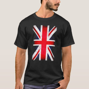 Camiseta Retro Union Jack Flag Uk Inglaterra Excelente Grã-
