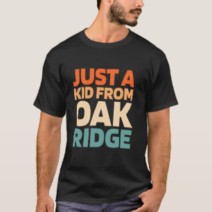 Camiseta Retro-Us City American Apenas Uma Criança Do Tenne