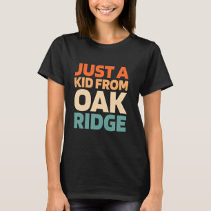 Camiseta Retro-Us City American Apenas Uma Criança Do Tenne