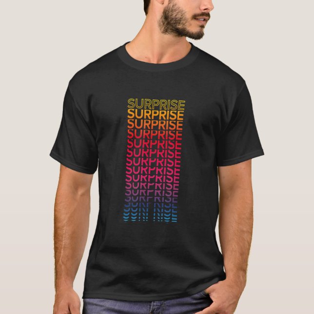 Camiseta Retro Usa Colorful City Nostalgy Surpresa (Frente)