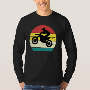 Camiseta Retro USA Dirt Bike Rider Vintage Motocross Motorc