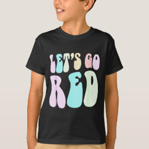 Camiseta Retro Vamos Equipe Vermelha Jogo de Guerra Acampam