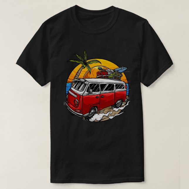 Camiseta Retro Van (Frente do Design)