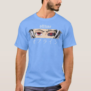 Camiseta Retro Vaporwave Manga Otaku Japan Anime Offline De