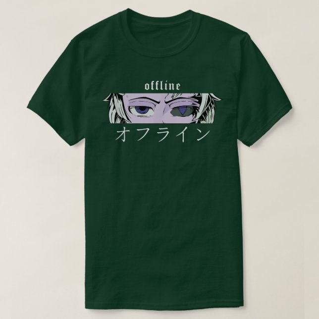 Camiseta Retro Vaporwave Manga Otaku Japan Anime Offline De (Frente do Design)