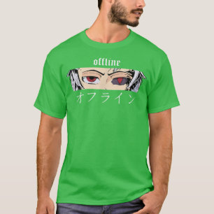 Camiseta Retro Vaporwave Manga Otaku Japan Anime Offline De