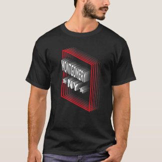 Camiseta Retro Vaporwave Montgomery New York NY