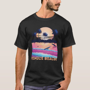 Camiseta Retro Venice Beach California Souvenir Surf
