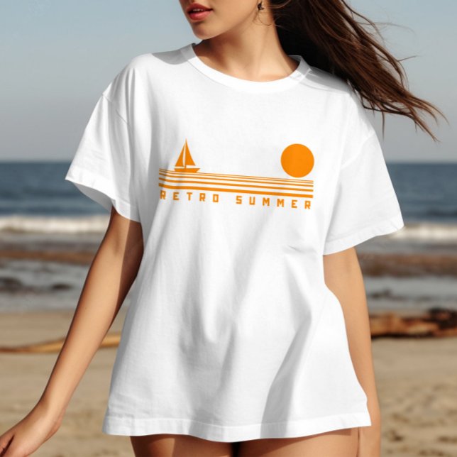 Camiseta Retro Verão (Criador carregado)
