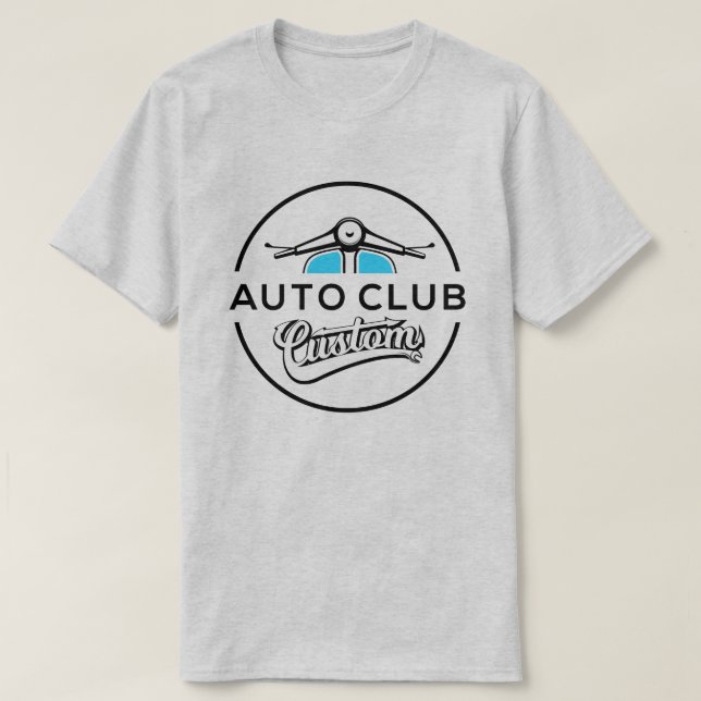 Camiseta Retro Vespa Club (Frente do Design)