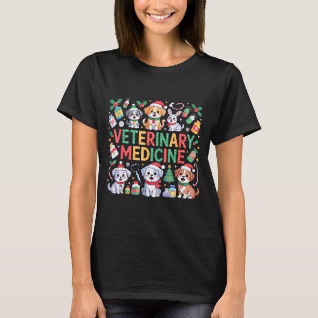Camiseta Retro Veterinary Medicine Vet Tech Cat Dog Lover C (Frente)