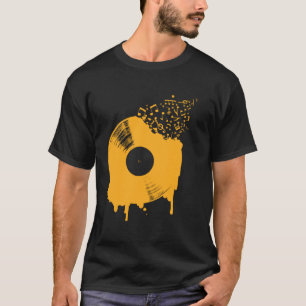Camiseta Retro-Vinil Record Vintage LP Record Player