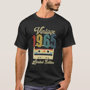 Camiseta Retro Vintage 1965 Cassette Tape 57Th Birthday Mus