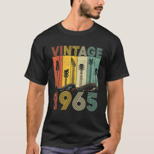 Camiseta Retro Vintage 1965 Guitarista 1965 Violão de Anive