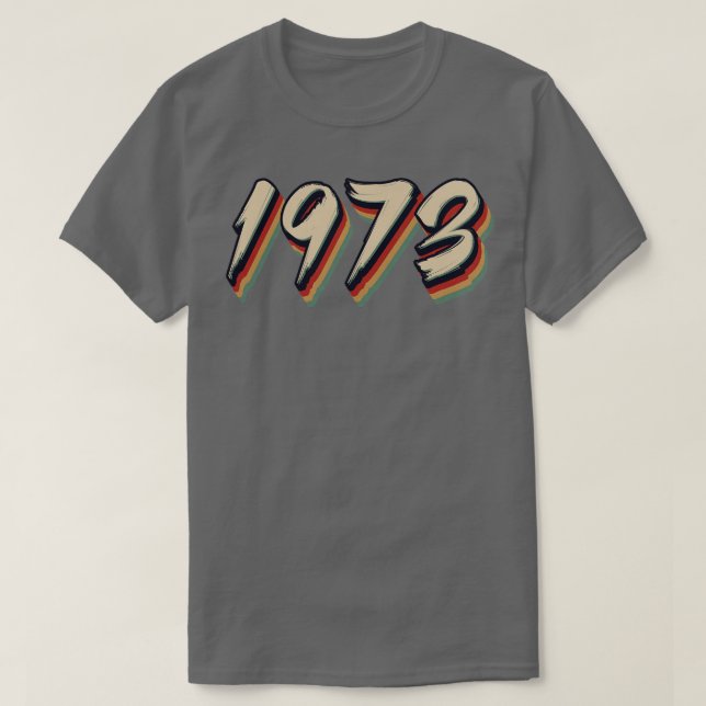 Camiseta Retro Vintage 1973 (Frente do Design)