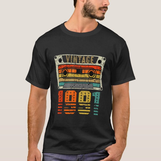 Camiseta Retro Vintage 1991 31º Aniversário (Frente)