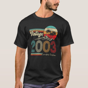 Camiseta Retro Vintage 2003 20 Aniversário 1