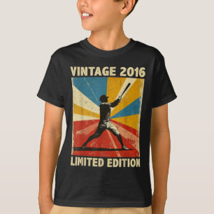Camiseta Retro Vintage 2016 Baseball Lover Limited Edition