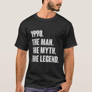 Camiseta Retro Vintage 23.º Aniversário De 1998 Presente Po