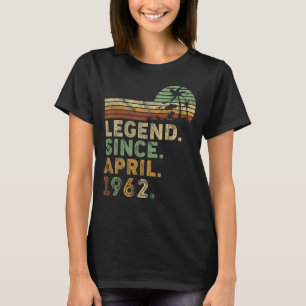 Camiseta Retro Vintage 60 Anos Legenda Do Nascer De Abril D