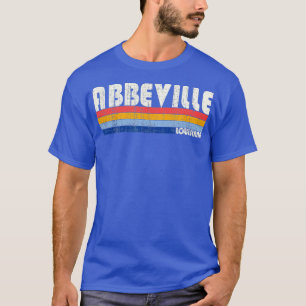 Camiseta Retro Vintage 70 e 80 Estilo Abbeville Louisiana